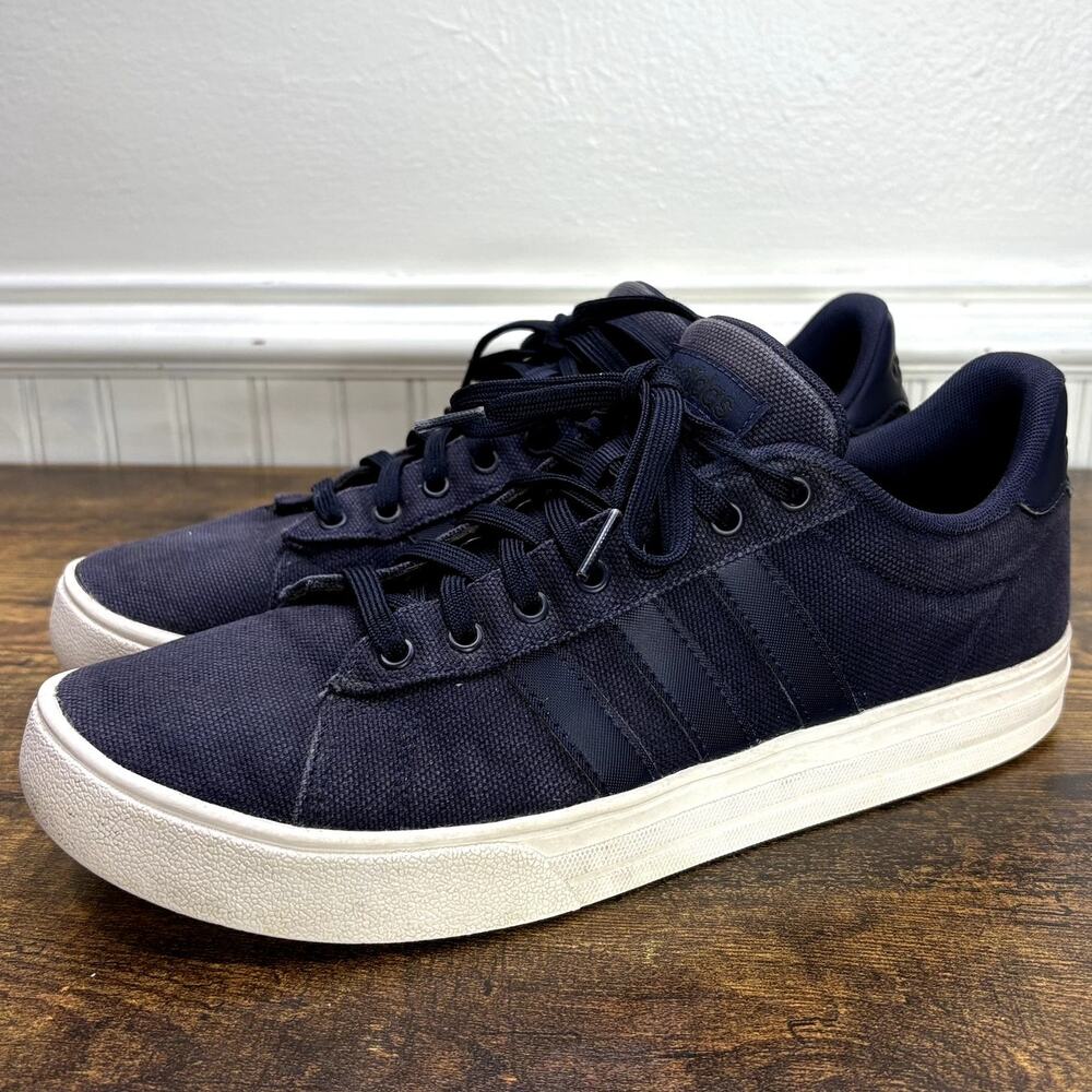 Adidas Mens Size 10 Sneakers Daily 2.0 Legend Ink Blue Classic Lace-Up EE7828